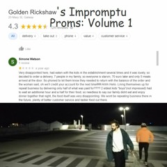 Golden Rickshaw's Impromptu Proms: Volume 1