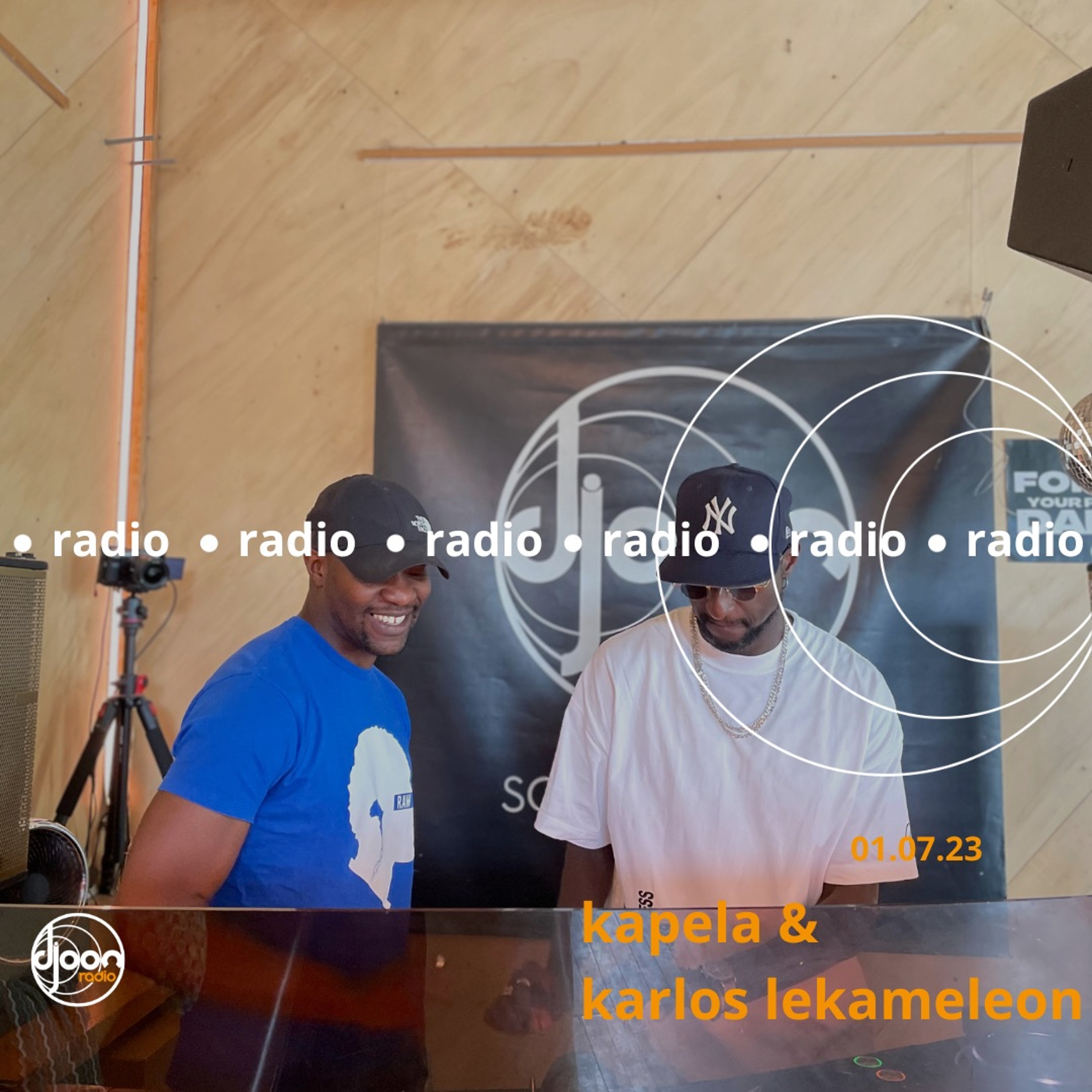 Kapela & Karlos Lekameleon for Djoon Radio episode artwork