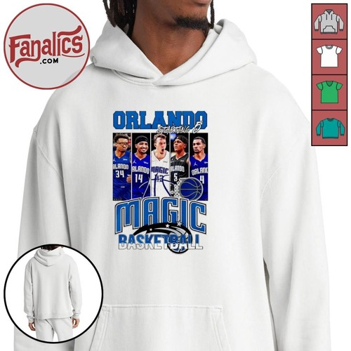 Orlando Magic basketball team starting 5 lineup shirt