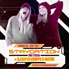 STAYCATION DnB Stream Episode 1 - B2B by Mizfire & Dj hapan korppu
