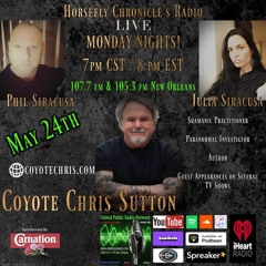 Horsefly Chronicle's Radio host Julia Siracusa Philip Siracusa Special Guest Chris Sutton