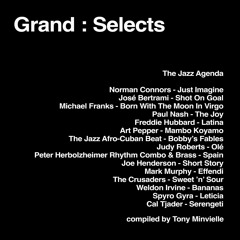Grand Selects : The Jazz Agenda curated by Tony Minvielle