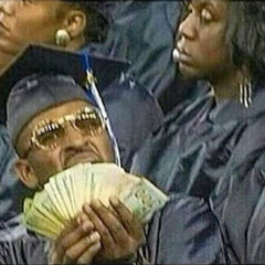 Laughin to da bank
