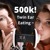 Artwork for ASMR 500K Twin Ear Eating Celebration Pt. 2