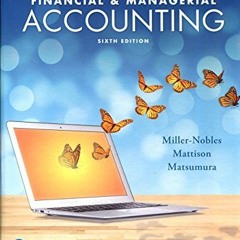 [GET] EBOOK 🎯 Horngren's Financial & Managerial Accounting by  Tracie Miller-Nobles,