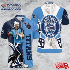 Marcus Mariota 8 Tennessee Titans Super Bowl 2021 Afc South Division Ship 3D Polo Shirt