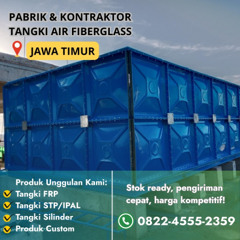 HP/WA 0822-4555-2359, SOLUTIF! Kontraktor dan Pabrik Tangki Fiberglass di Nganjuk Jawa Timur