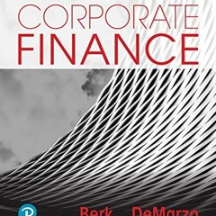 Download pdf Corporate Finance by  Jonathan Berk &  Peter DeMarzo