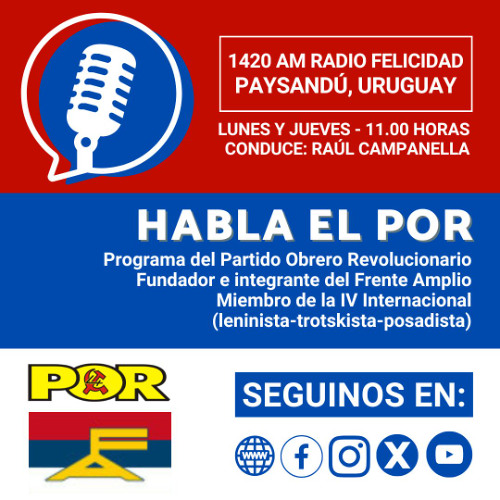 POR Programa 189 Raúl Campanella En Radio Felicidad De Paysandú 08 05 2025