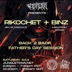 RIKOCHET b2b BINZ on Jungletrain 6.14.2025