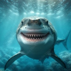 happy shark goes mad! K.C.