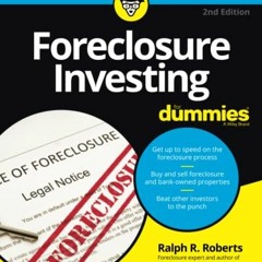 %( Foreclosure Investing For Dummies %Document(
