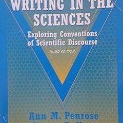 [DOWNL0AD $PDF$] Writing in the Sciences: Exploring Conventions of Scientific Discourse (Part o