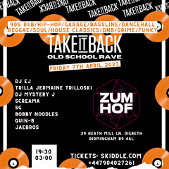 Funky House - Take It Back Rave 7th April Birmingham Skiddle.com