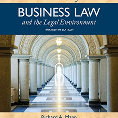 ACCESS PDF 📧 Essentials of Business Law and the Legal Environment by  Richard A. Man