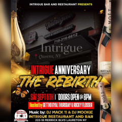 Intrigue Anniversary The Rebirth (Sept 6 2025) New & Old Songs