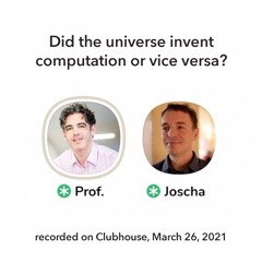 Did the universe invent computation or vice versa? A talk with Lee Cronin and Joscha Bach