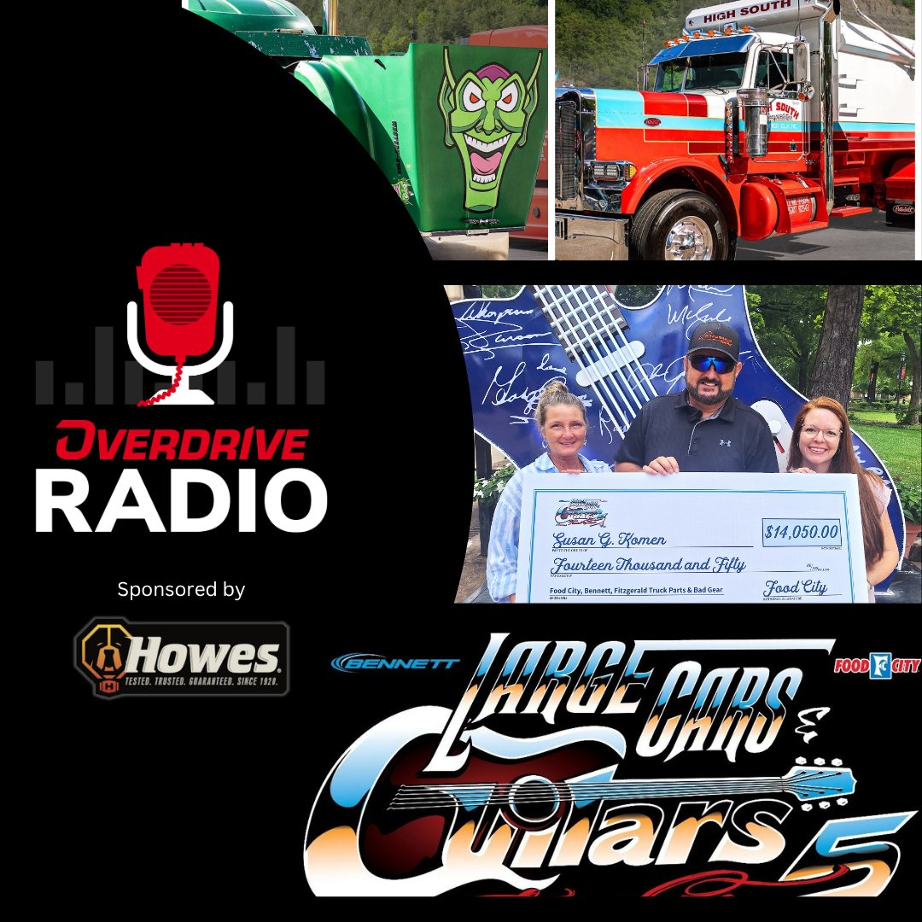 AI in the driver's seat? Tony Justice v. Suno, Large Cars & Guitars history, $200K charitable haul episode artwork