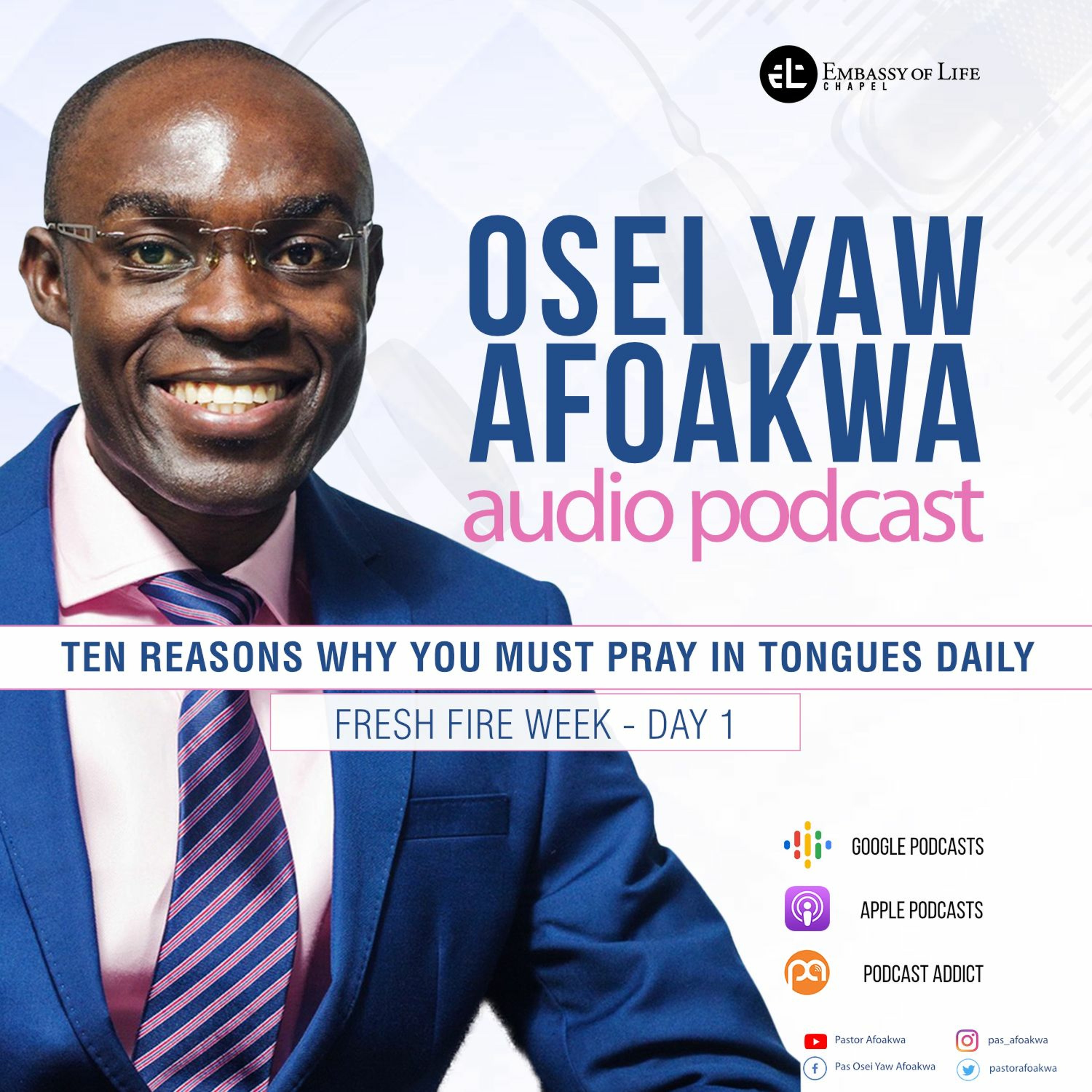 TEN REASONS WHY YOU MUST PRAY IN TONGUES DAILY -FRESH FIRE WEEK - DAY 1 (03.05.21) episode artwork