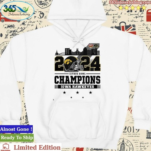 Stream Iowa Hawkeyes 2024 Citrus Bowl Champions TShirt by 07 Listen