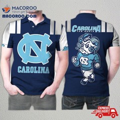 North Carolina Tar Heels Logo Ncaa Mascot 3D Printed Gift For Fan Polo