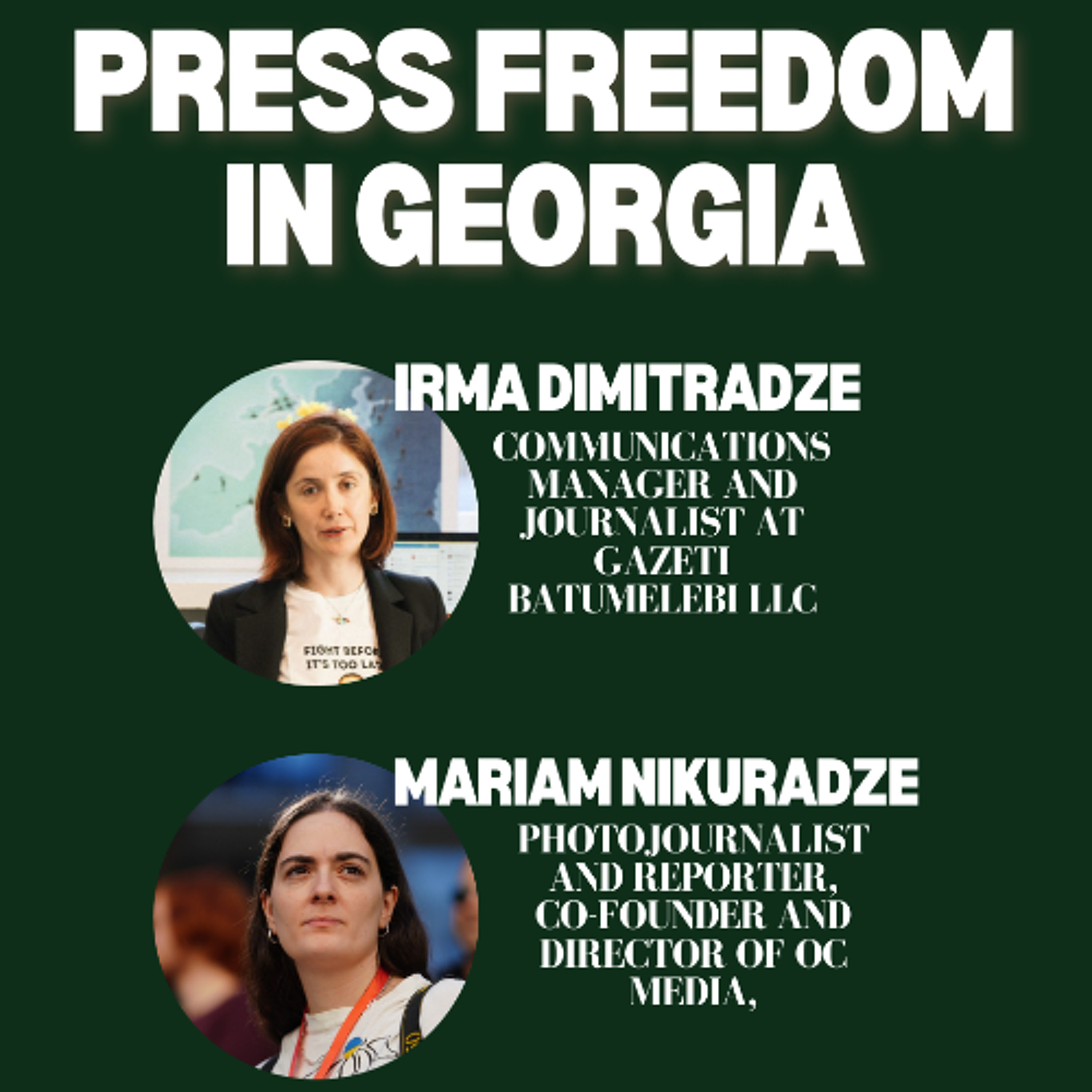 Interview Mariam Nikuradze and Irma Dimitradze episode artwork