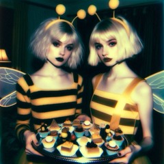 a tray of Bees