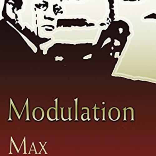 [GET] KINDLE 🖋️ Modulation (Dover Books On Music: Analysis) by  Max Reger [PDF EBOOK