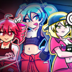 SPAGHETTI But Miku, Teto & Neru Sing it TRIPLE BAKA Mix [FNF COVER]