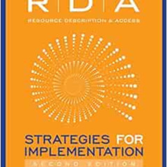 GET EPUB ✔️ RDA: Strategies for Implementation by Magda El-Sherbini [EPUB KINDLE PDF