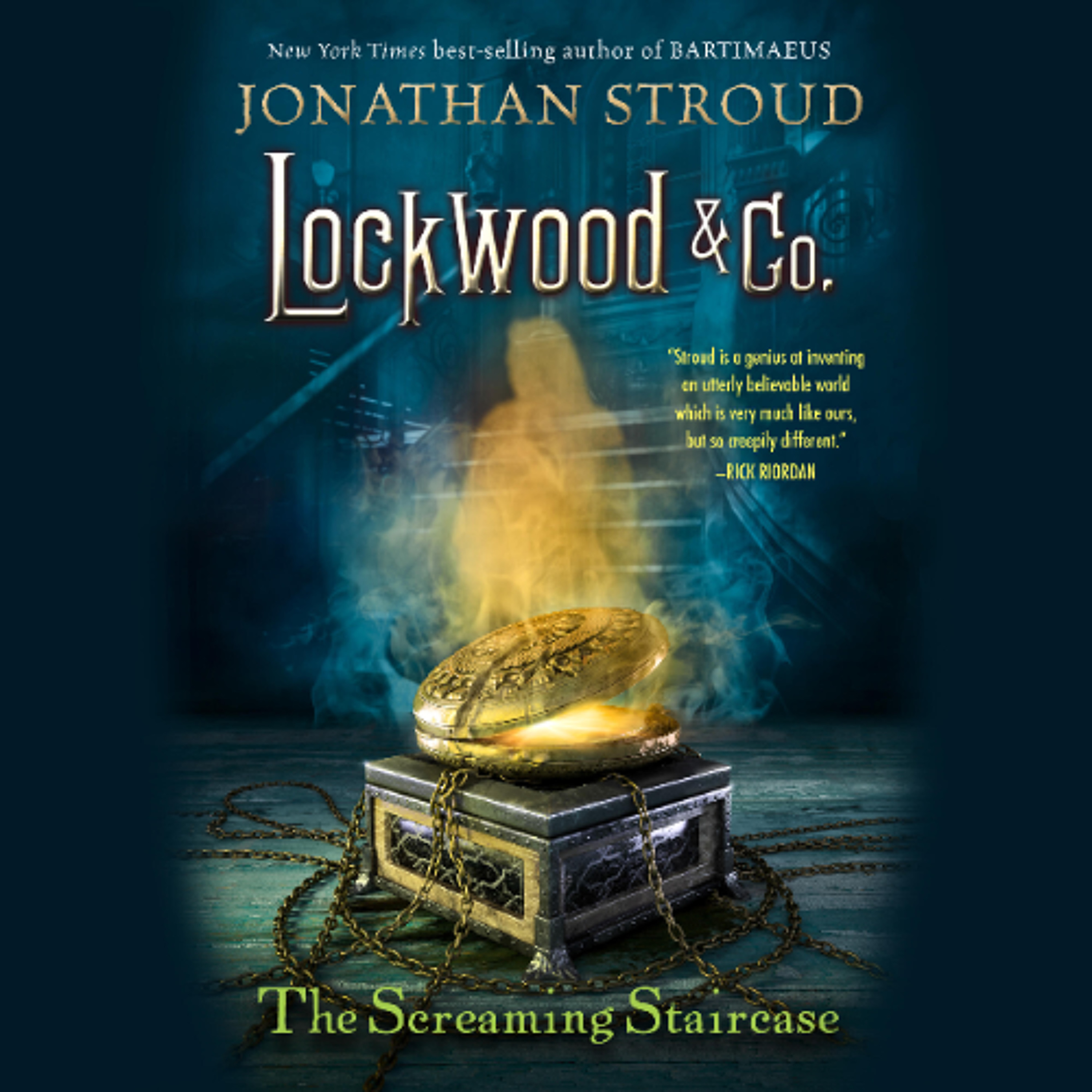 Lockwood & Co. The Screaming Staircase by Jonathan Stroud Read by Miranda Raison episode artwork