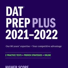 #Book DAT Prep Plus 2021-2022: 2 Practice Tests Online + Proven Strategies (Kaplan Test Prep) by