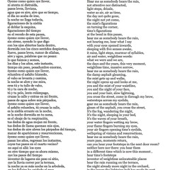 597 Como quien oye llover (As somebody hears the rain) by Octavio Paz, read by Will Keen