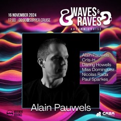 Alain Pauwels For Waves & Raves @ Supper Cruise Amsterdam - 16th November 2024