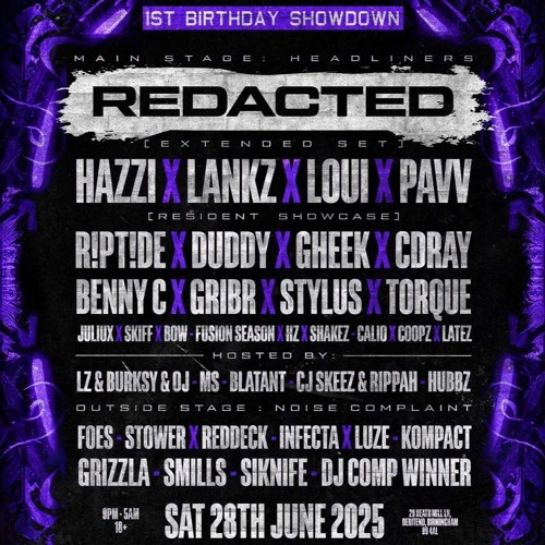 PACA - BASSBURST X NOISE COMPLAINT SHOWDOWN COMP