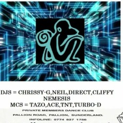 DJ Chrissy G Neil Direct Cliffy MC Tazo Ace TNT Turbo-D TNM 08/06/2002