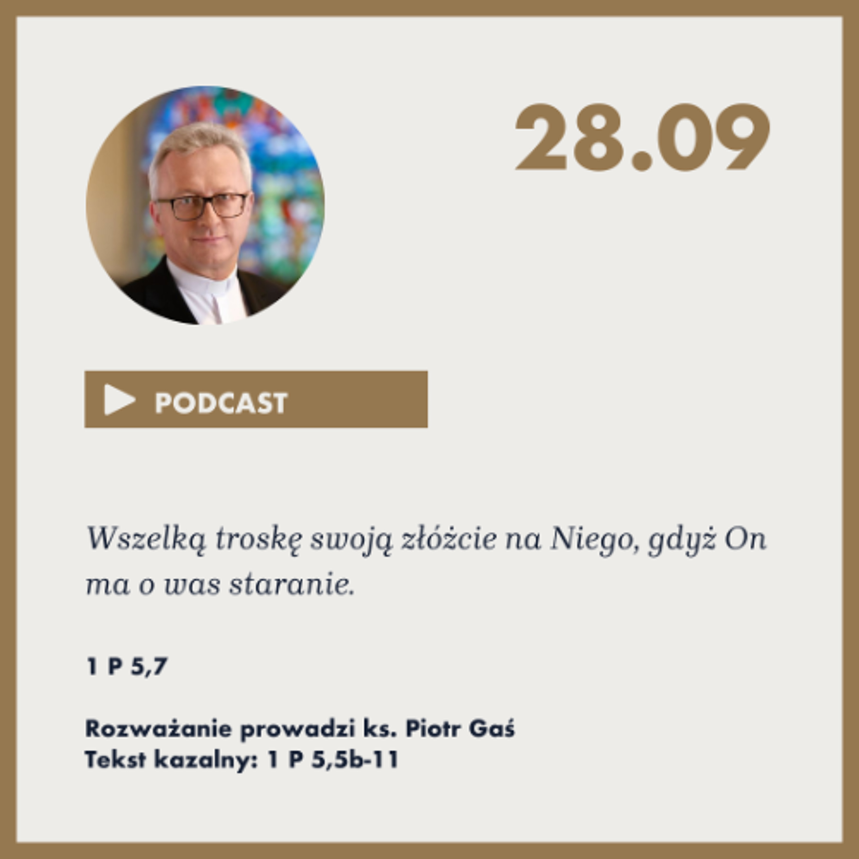 Niedziela ze Słowem, rozważanie z nabożeństwa z 28 września 2025 episode artwork