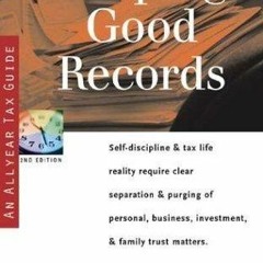 Epub Keeping Good Records: Tax Guide 501 (Series 500: Audits and Appeals)