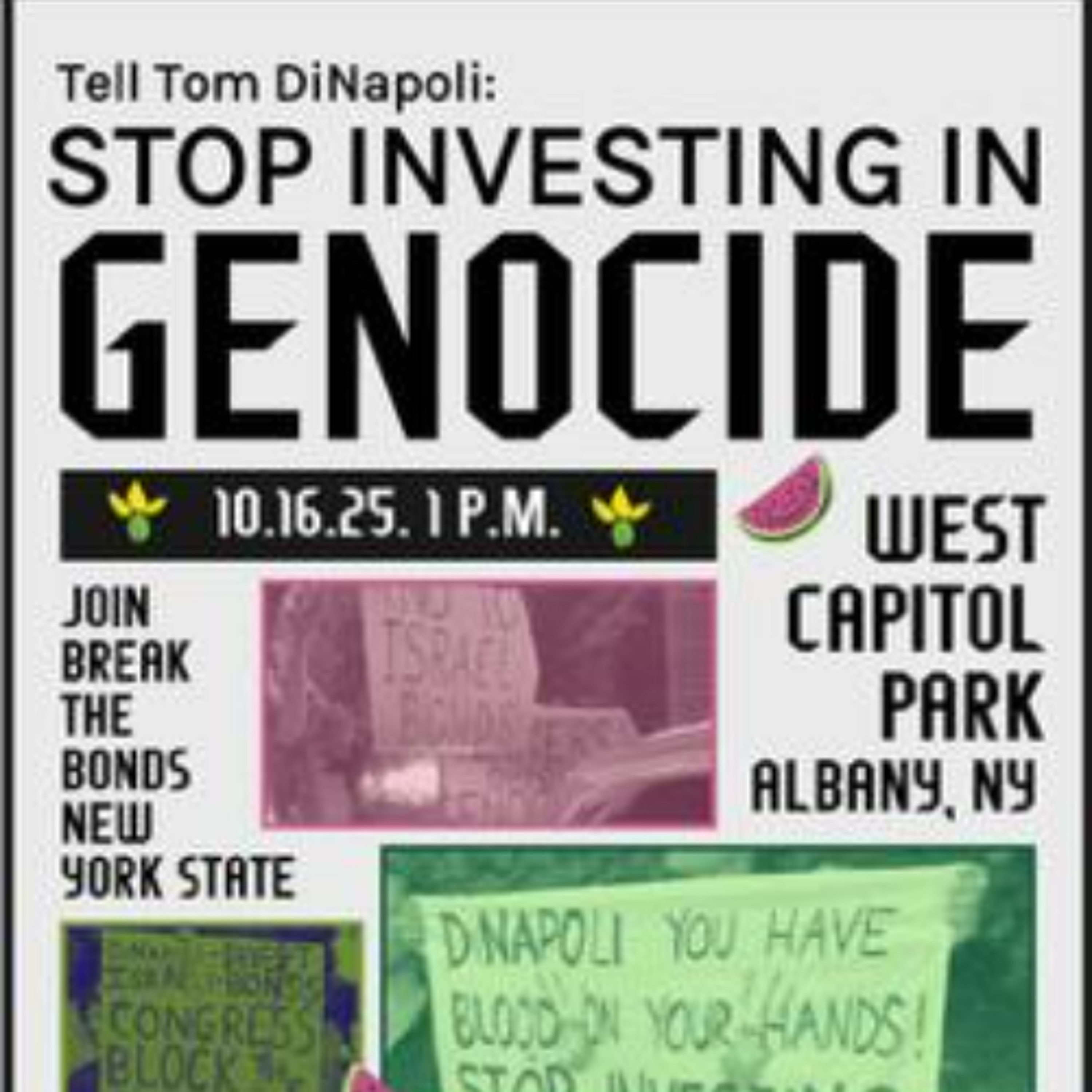 Break the Bonds Rally Israel Oct 16 Albany