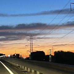 sunset overpass