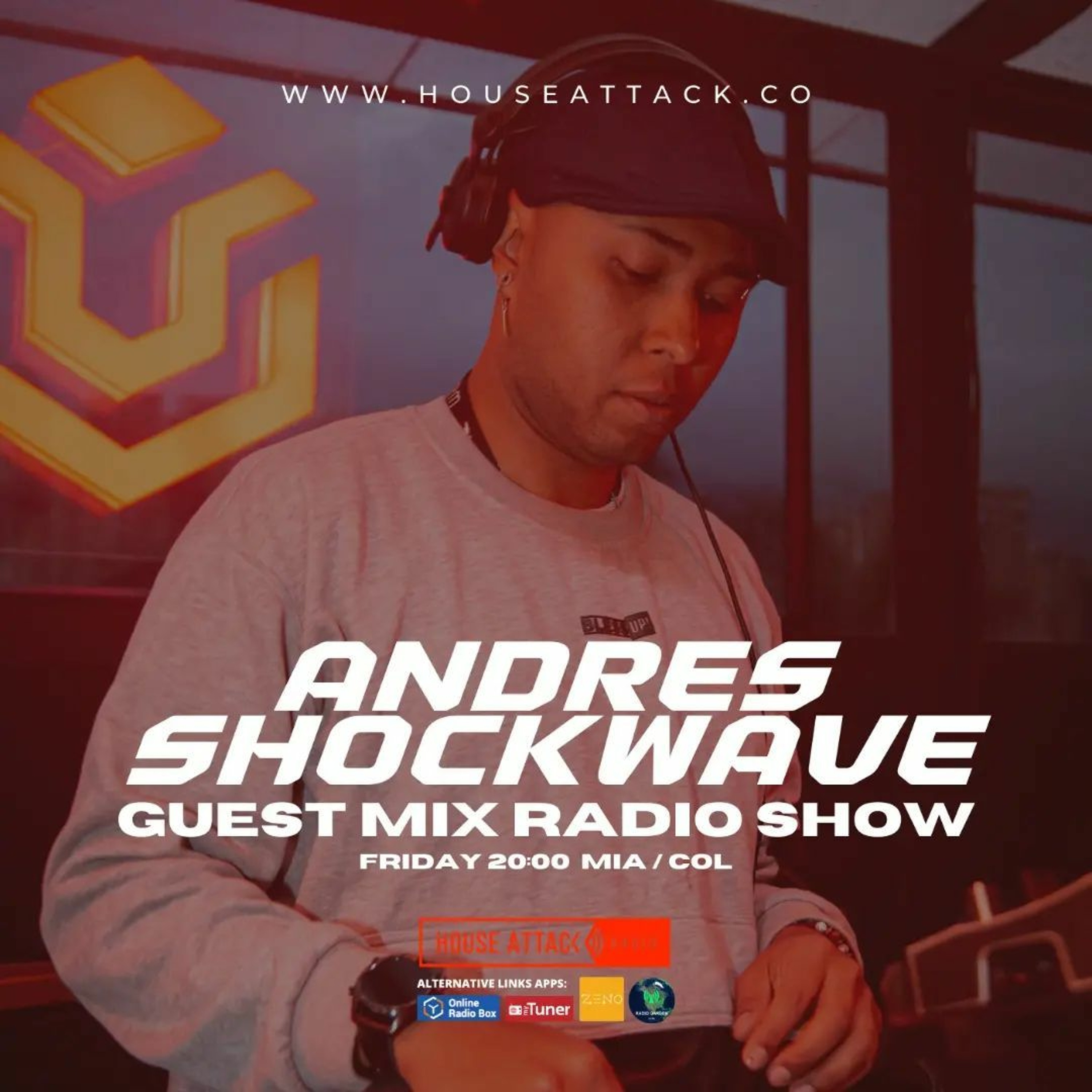 Guest Mix Radio Show 122nd - Andres Shockwave episode artwork