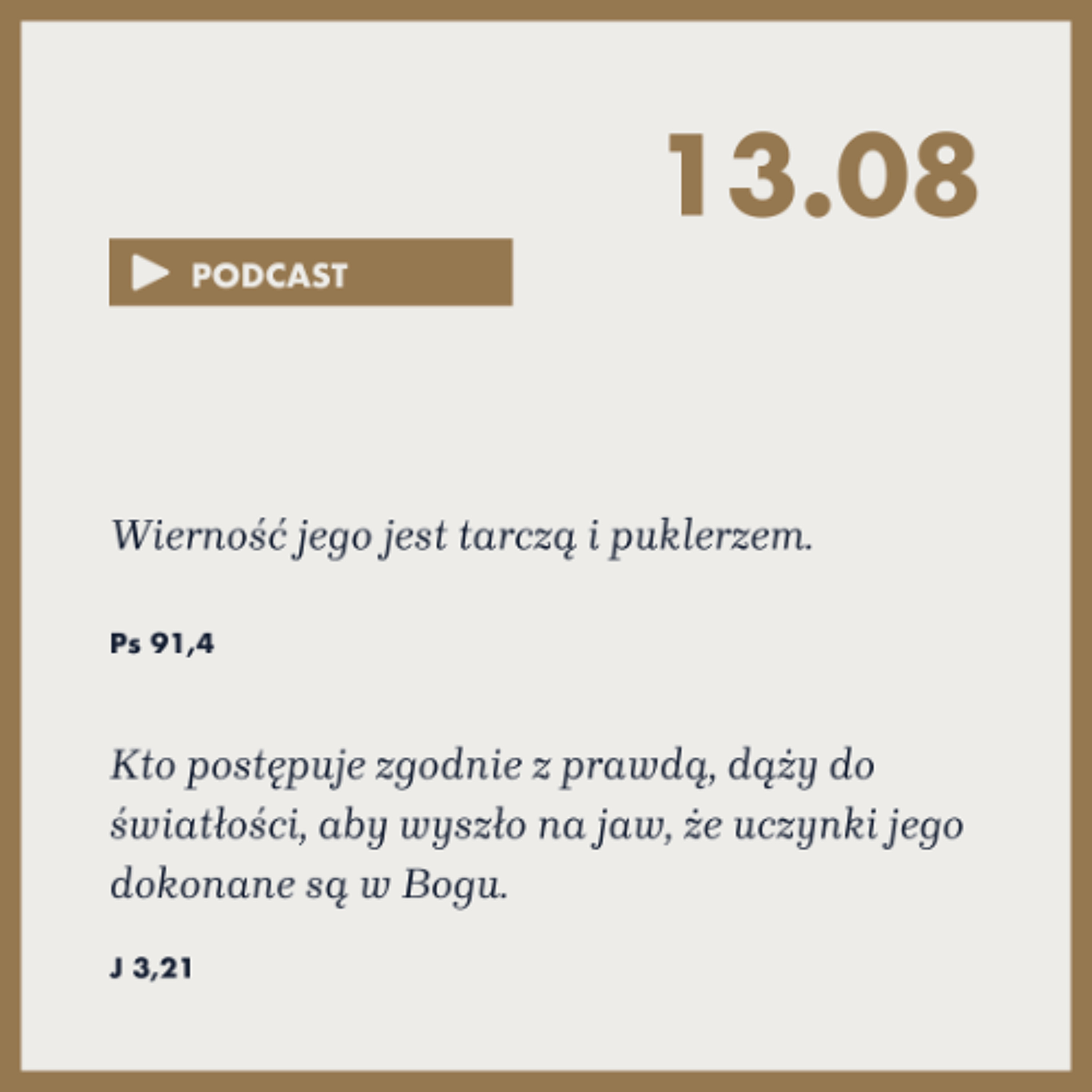 Poranek ze Słowem na 13 sierpnia 2025 episode artwork