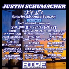 JUSTIN SCHUMACHER - Capelli's Outta Freak'in Control Podcast 9... #3 - exclusive RTDF RAVE RADIO mix