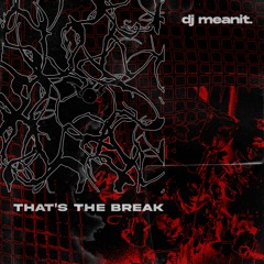 PREMIERE: Dj Meanit. - THAT'S THE BREAK [QRUK]