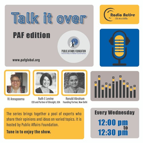 Talk It Over Ep 22 With Ruth And Ron By Dr. Annapoorna Ravichander