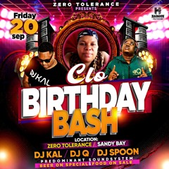 DJ Q "ZERO TOLERANCE BDAY BASH' 2024
