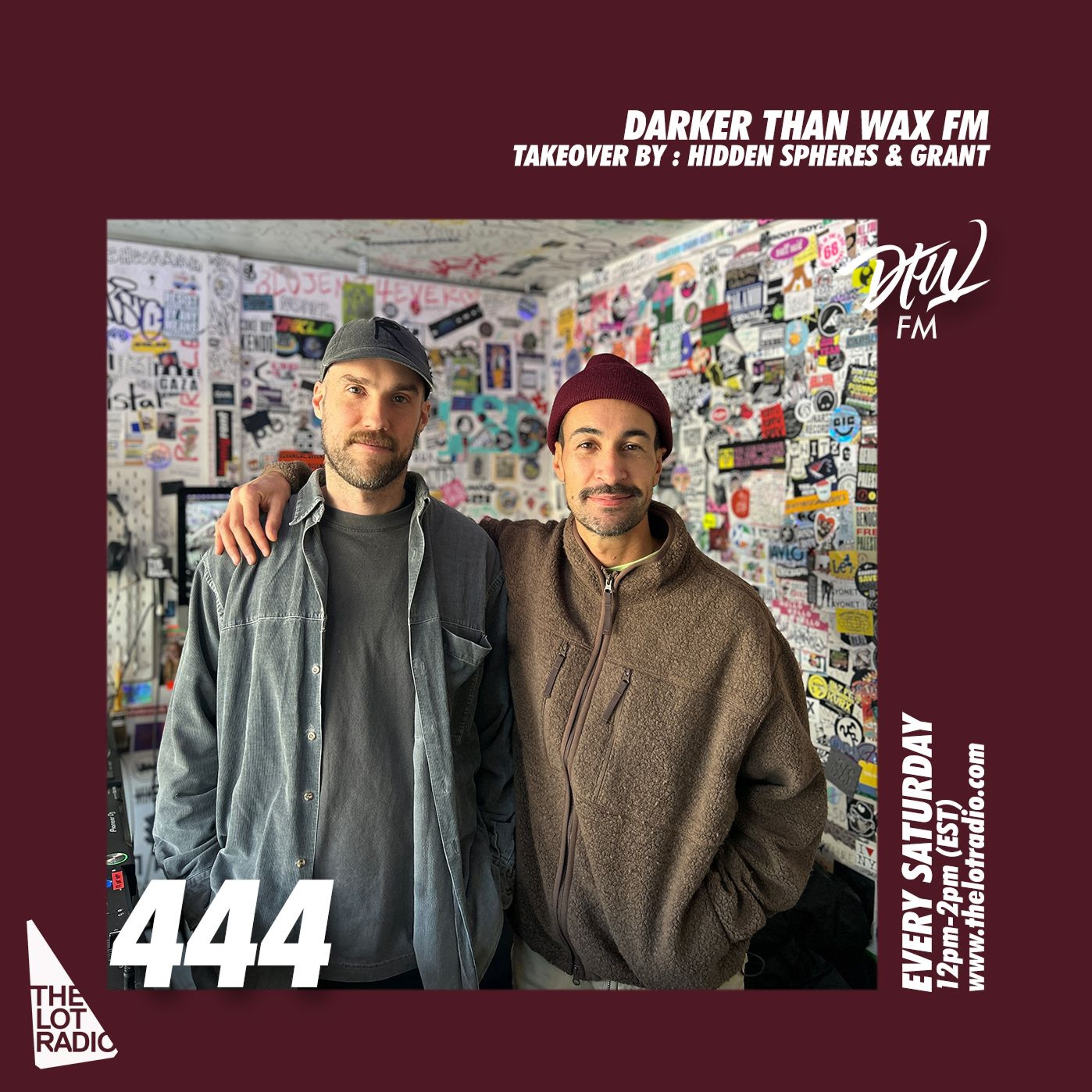 Darker Than Wax FM #444 w/ Hidden Spheres & Grant • 21st December 2024 episode artwork