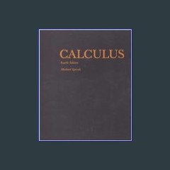 [Read Pdf] 📖 Calculus, 4th edition ^DOWNLOAD E.B.O.O.K.#
