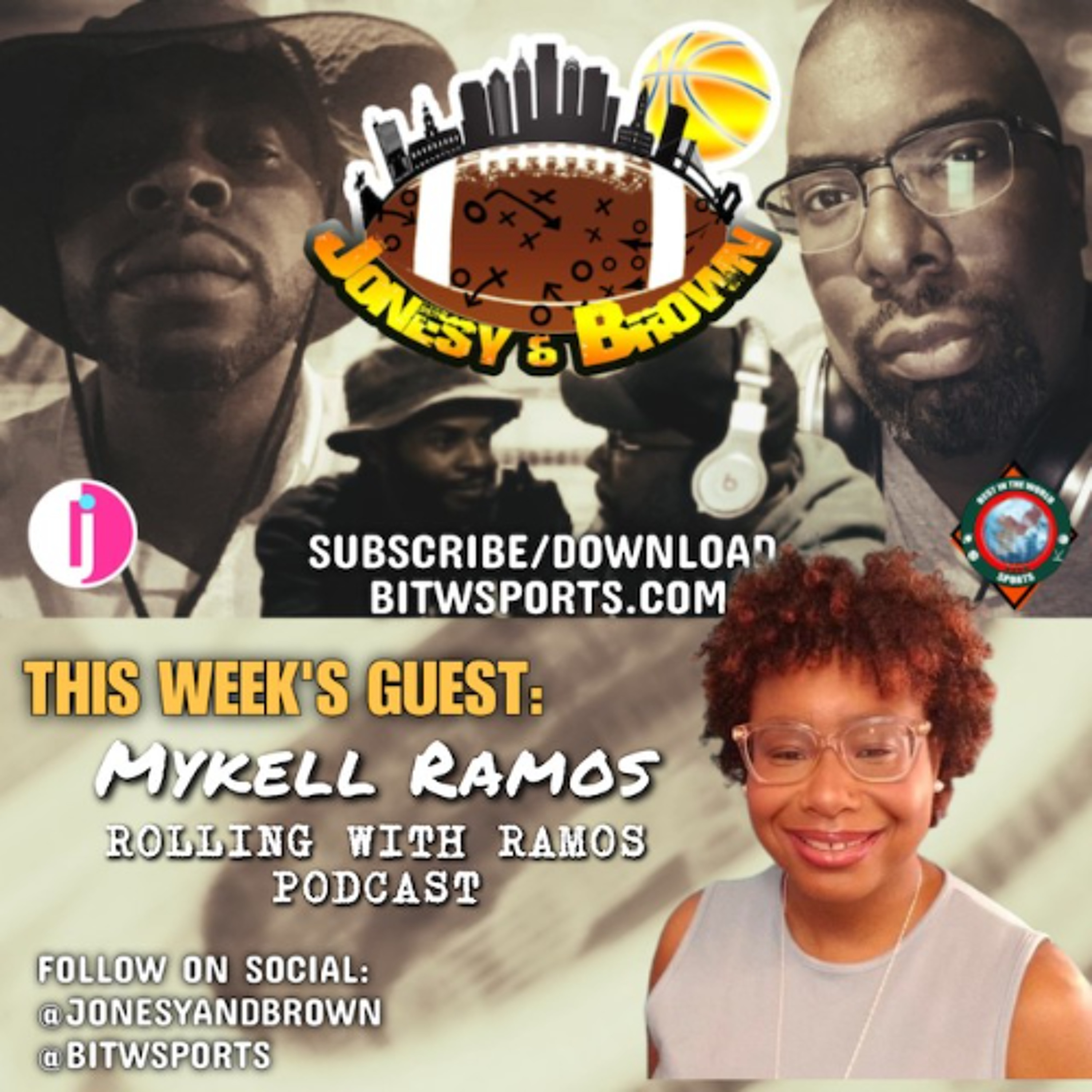 Jonesy & Brown Ep. 84 - Steelers/Eagles Recap; Commanders, Round 2; Guest: Mykell Ramos episode artwork