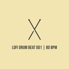 Lofi Hip Hop Drum Loop #001 | 80 BPM | Royalty Free